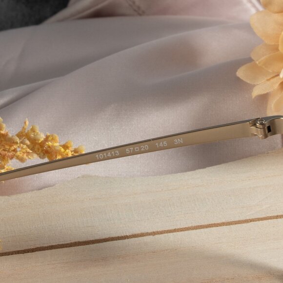 Michael Kors Women's Porto 57 Sunglasses, MK1072 Light Gold-Tone - Picture 5 of 11